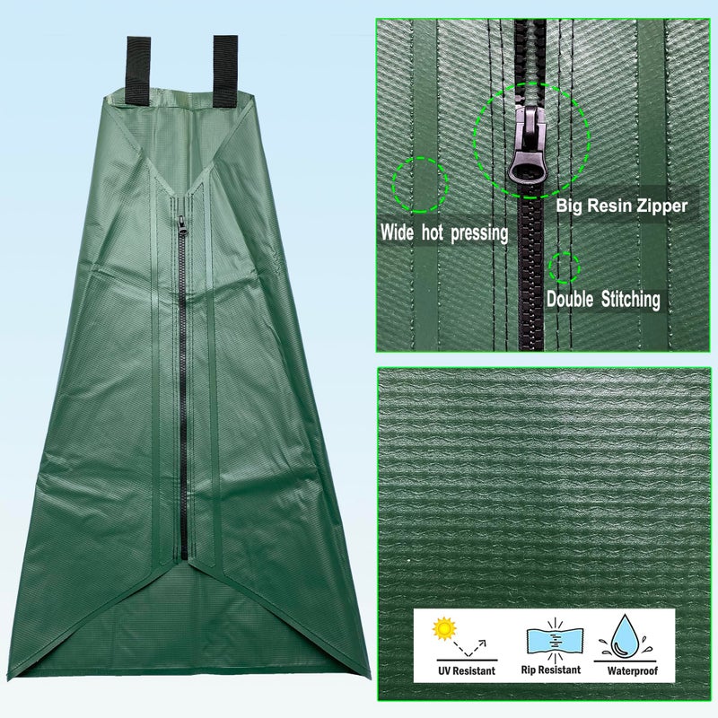 USHIGHLIGHT USHIGHTLIGHT All New 20 Gallon Tree Watering Bag, Slow Release Watering Bag for Trees, Portable Tree Drip Irrigation Bag, Water Saving Irrigation Water System(1/2/3) (3, 20 Gallon) - Image 2